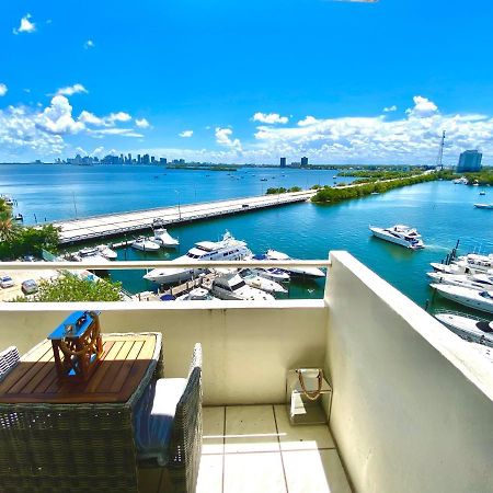 Premium Modern Waterfront Apartment With Miami Skyline View On The Bay 5 Mins Drive To Miami Beach With Free Parking Eksteriør billede