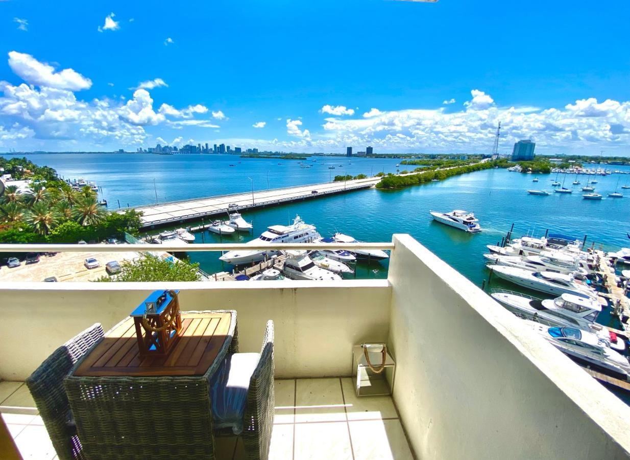 Premium Modern Waterfront Apartment With Miami Skyline View On The Bay 5 Mins Drive To Miami Beach With Free Parking Eksteriør billede